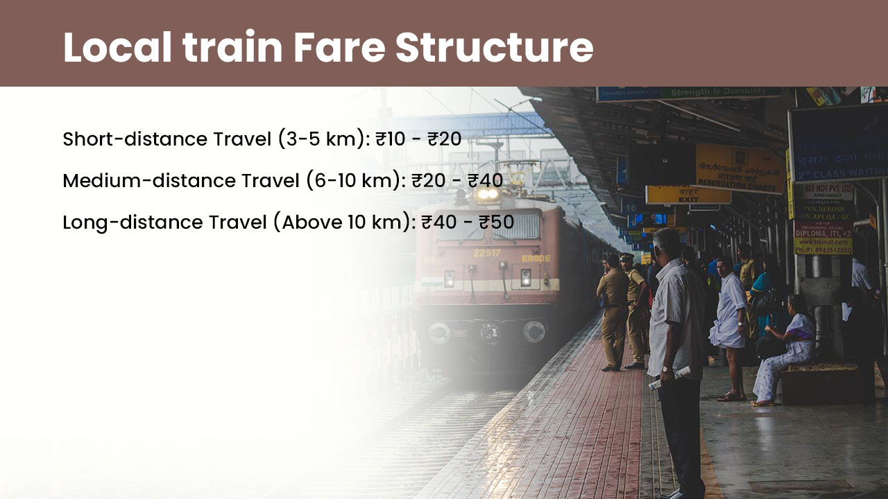 Local train Fare Structure